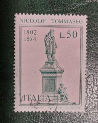 Francobollo Centenario morte Niccolò Tommaseo
