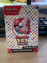 Pokémon 151 Bundle 6 Buste ITA Sigillato