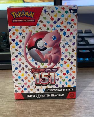 Pokémon 151 Bundle 6 Buste ITA Sigillato