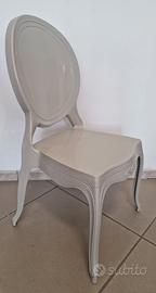 Sedia in polipropilene Luigi XVI - SET DI 4 PEZZI