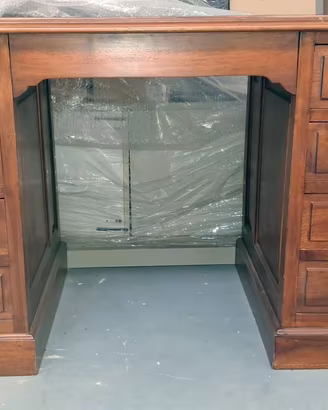 scrivania in legno massello