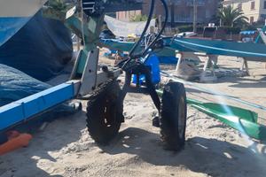 Barca open 4m e carrello motorizzato idrualico