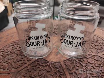set bicchieri cocktail disaronno sour jar