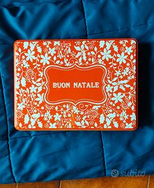 Scatola latta Buon Natale Esselunga