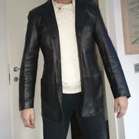 Blazer in vera pelle 