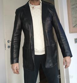 Blazer in vera pelle 