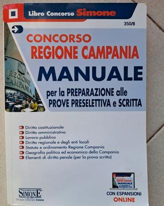 Manuale Concorso Regione Campania Edizioni Simon