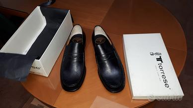 scarpe mocassino Torrese tg45 lavorazione a mano