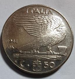 C019> Moneta da 50 Centesimi 1941 Regno d'Italia