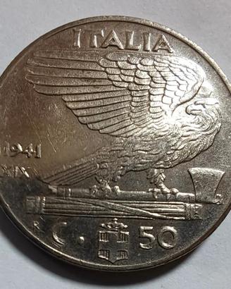C019> Moneta da 50 Centesimi 1941 Regno d'Italia