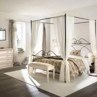 Letto a Baldacchino in ferro battuto Sabrina