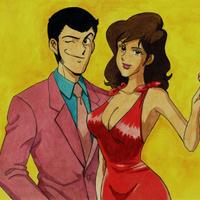 Lupin acquerello 