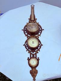 Stazione meteorologica vintage in stile barocco