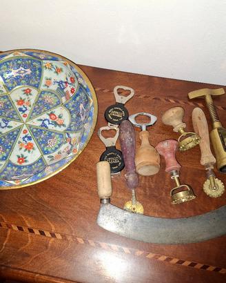 vecchi accessori da cucina  e stampi 
