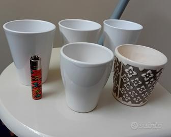 Set sottovaso per mini orchidea/piante grasse 