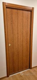Porta scorrevole a scomparsa legno L 80 x H 210