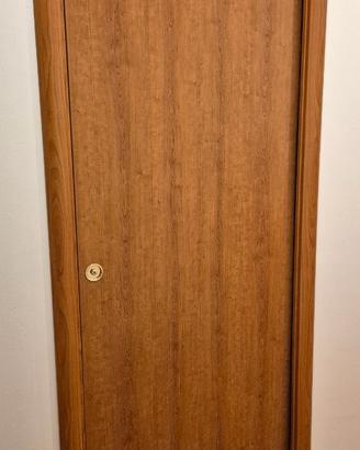 Porta scorrevole a scomparsa legno L 80 x H 210