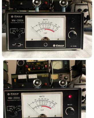 ROSMETRO WATTMETRO SWAN WM-2000A 1,8/30 Mhz