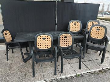 Tavoli e sedie da giardino