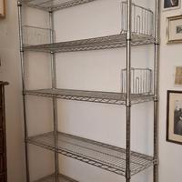 Libreria Acciaio Cromato VICEVERSA Origina