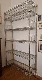 Libreria Acciaio Cromato VICEVERSA Origina