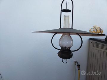 lampadario in rame stile west 