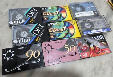 Lotto Cassette Audiocassette TDK FUJI SONY MAXELL