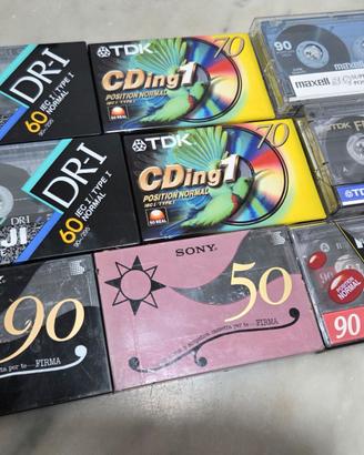 Lotto Cassette Audiocassette TDK FUJI SONY MAXELL