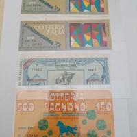 Biglietti lotterie nazionali italiane 