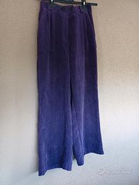 pantaloni velluto donna Bershka