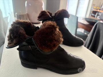 Stivaletto Baldinini pelle e eco pelliccia