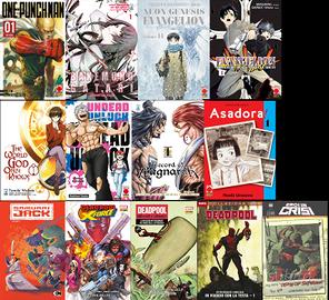 Manga e fumetti (serie complete + volumi unici)