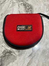 Porta contenitore CD originale Cocacola MTV