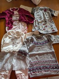 mega lotto vestiti bambina 3 mesi - 3 anni