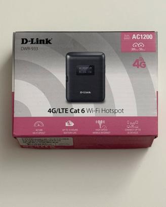 D-Link DWR-933 Hotspot Router 4G LTE Cat 6 AC1200