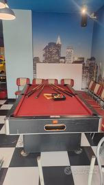 biliardo professionale a buche larghe