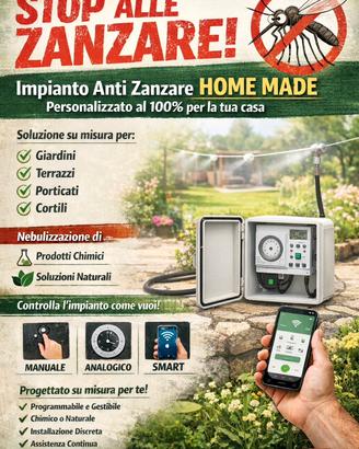 Impianto nebulizzazione Anti-Zanzare