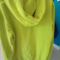 Felpa con cappuccio fluo