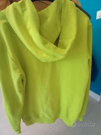 Felpa con cappuccio fluo