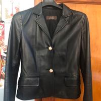 Giacca in nappa con bottoni gioiello