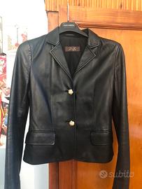 Giacca in nappa con bottoni gioiello