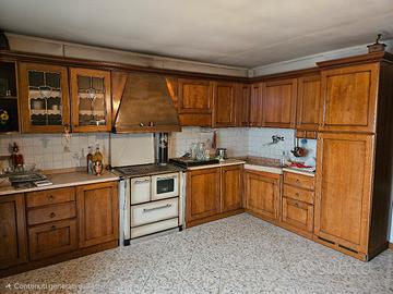 Cucina Angolare Noce Nazionale 