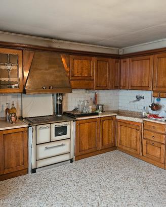 Cucina Angolare Noce Nazionale 
