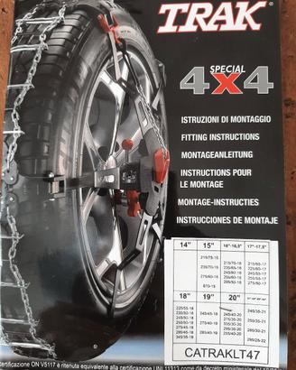 catene neve TRACK 4X4 LT47