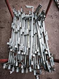 Parapetti zincati con bascula per scale 25 pz