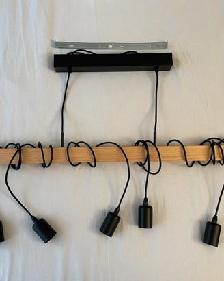 Lampadario stile industrial