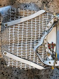 Borsa Kathy Van Zeeland beige borchie