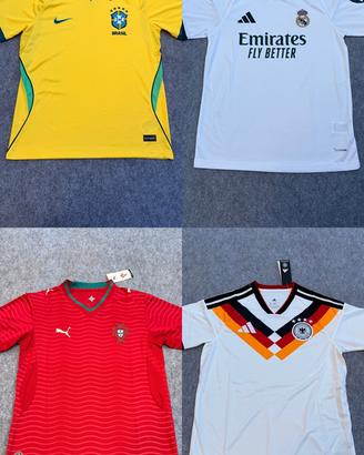 SET 4 MAGLIE CALCIO TAGLIA S