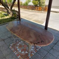 tavolo da sala cucina stile barocco