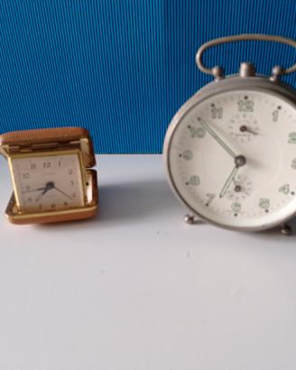 sveglie da tavolo e da viaggio vintage